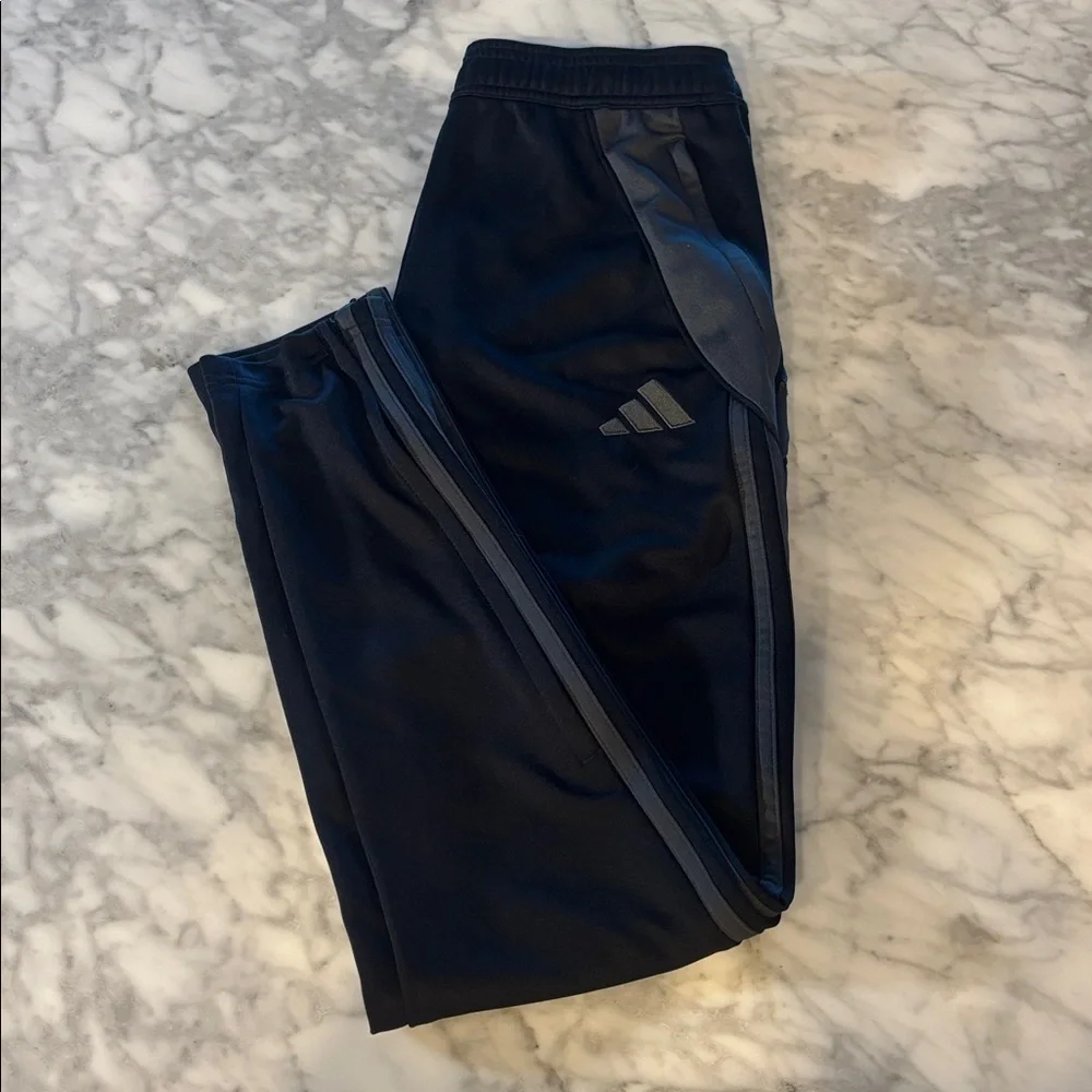 Adidas Tiro ‘24 Black Joggers with Gray Accents
